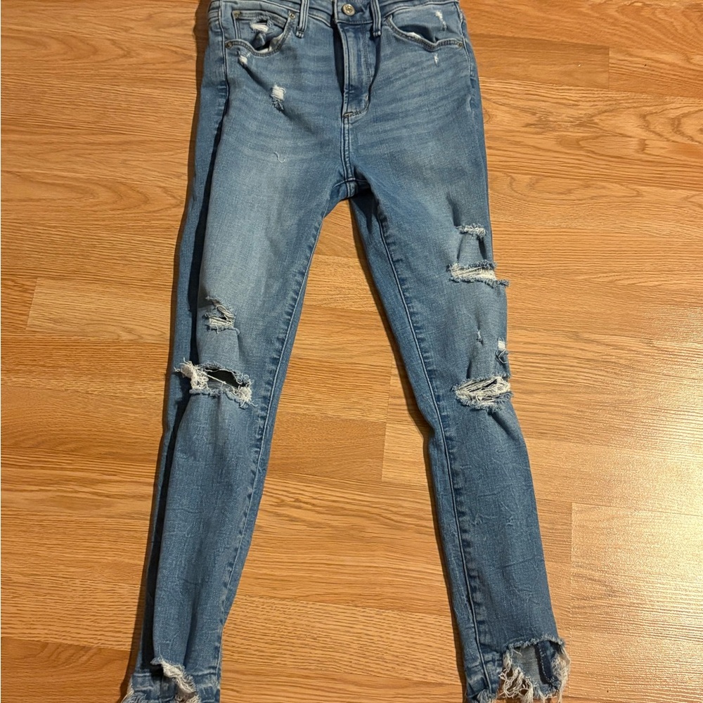 Abercrombie & Fitch Skinny Stretch Ankle High Rise Jeans Size 25/0s